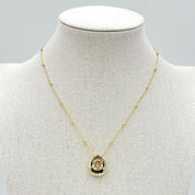 LA Finds Gold Bubble Letter Necklaces on Simply Obsessed