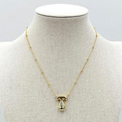 LA Finds Gold Bubble Letter Necklaces on Simply Obsessed