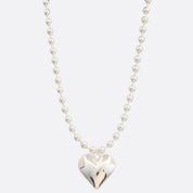 LA Finds Puffy Heart Ball Chain Necklace on Simply Obsessed