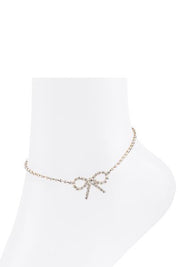 LA Finds Rhinestone Bow Anklet on Simply Obsessed