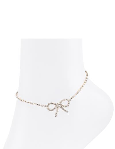LA Finds Rhinestone Bow Anklet on Simply Obsessed