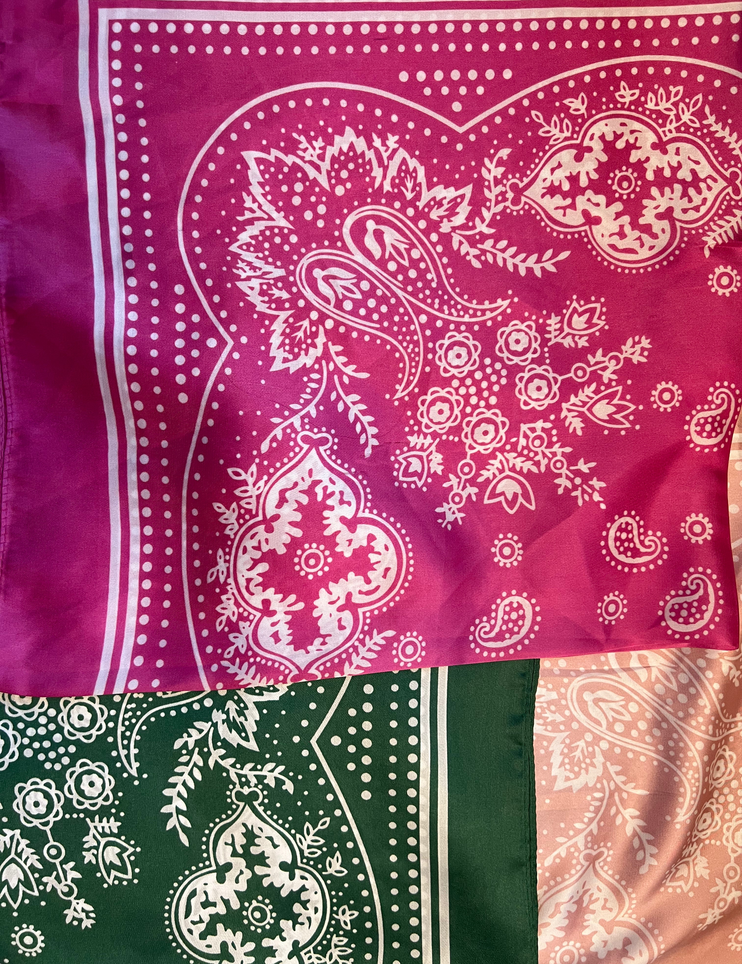 LA FINDS Silky Bandana Scarf on Simply Obsessed