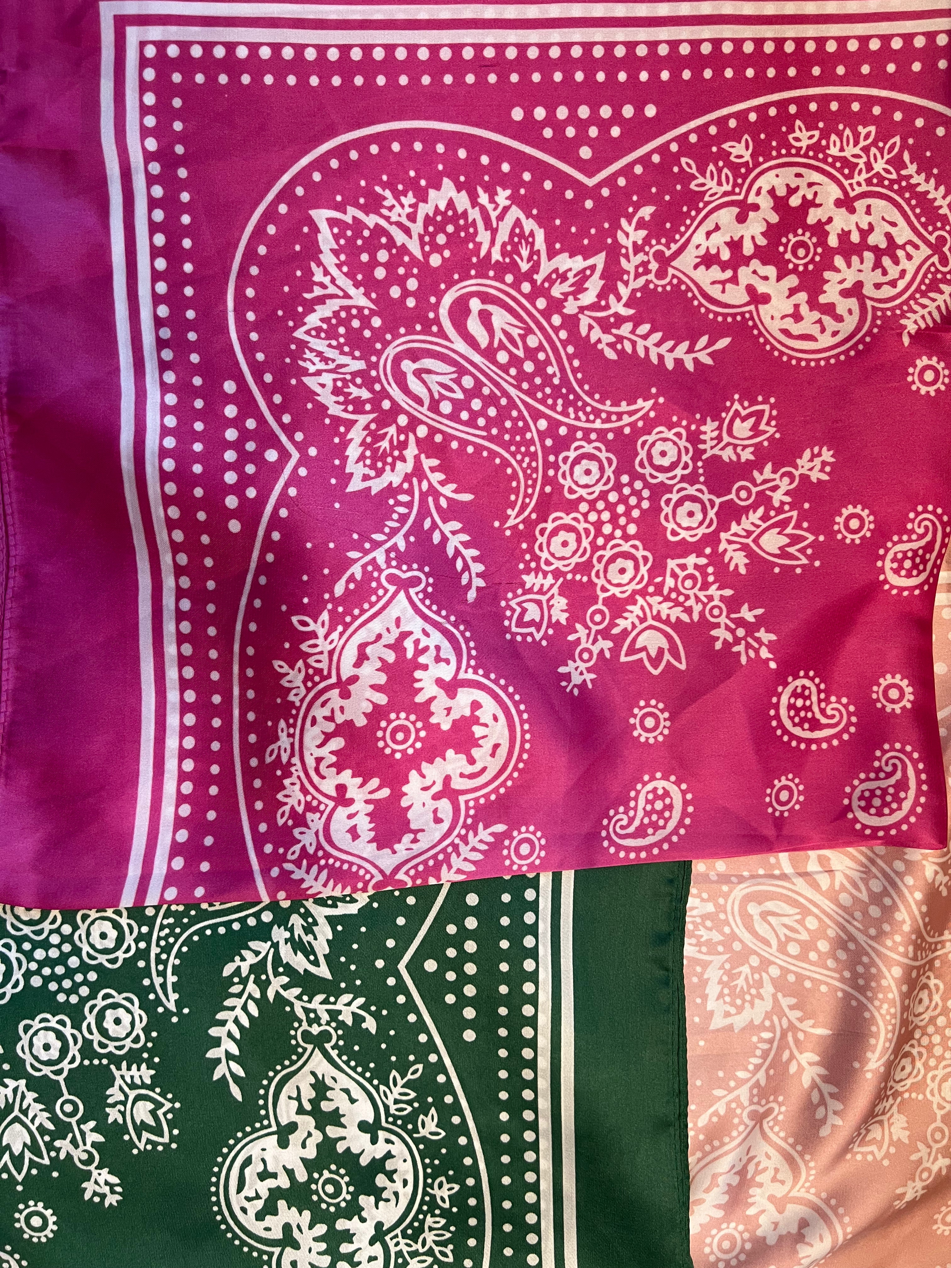 LA FINDS Silky Bandana Scarf on Simply Obsessed