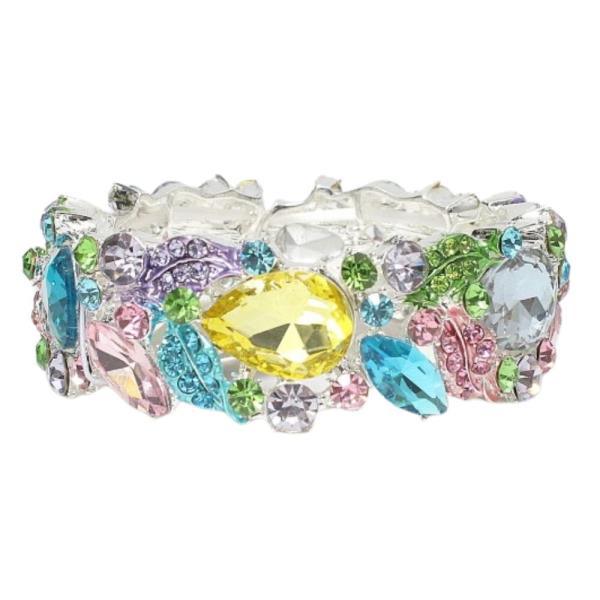 LA Finds Spring Crystal Stretch Bracelet on Simply Obsessed