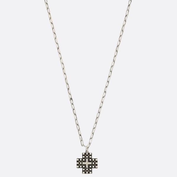 LA Finds Studded Metal Cross Necklace on Simply Obsessed