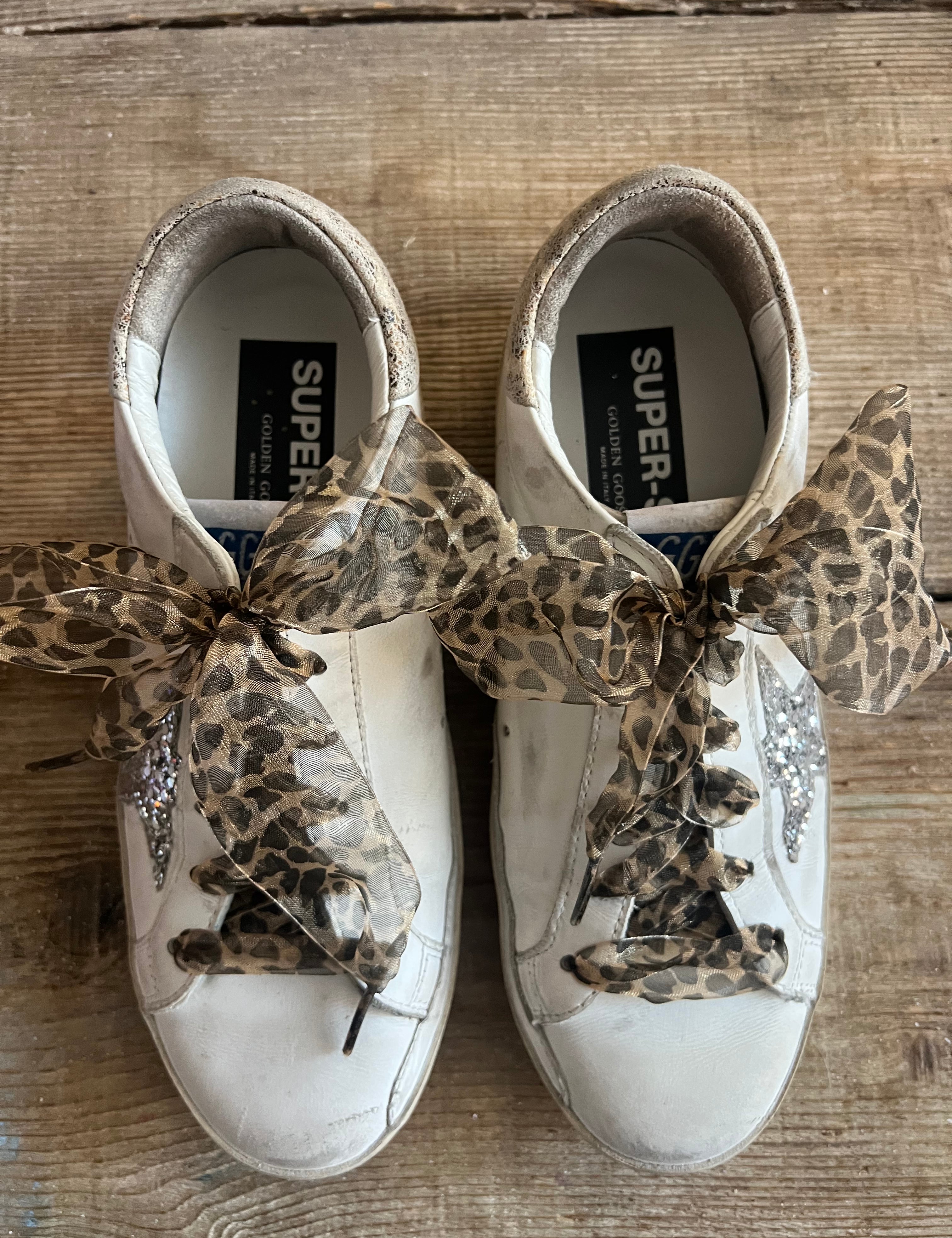 Leopard Shoe Laces on Simply Obsessed