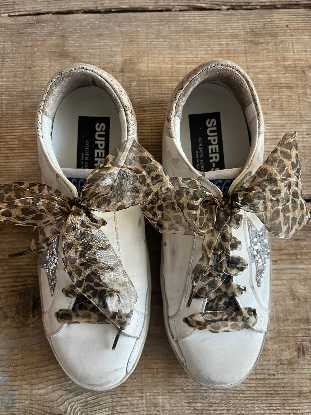 Leopard Shoe Laces on Simply Obsessed