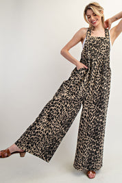 EESOME Leopard Wide Leg Jumpsuit * Vegas Lives* (Copy) on Simply Obsessed
