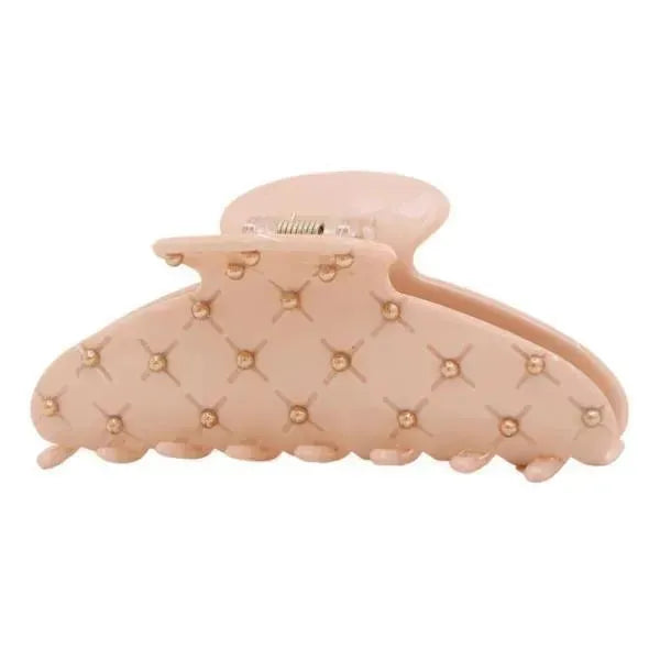 Light Pink Studded Claw Clip on Simply Obsessed