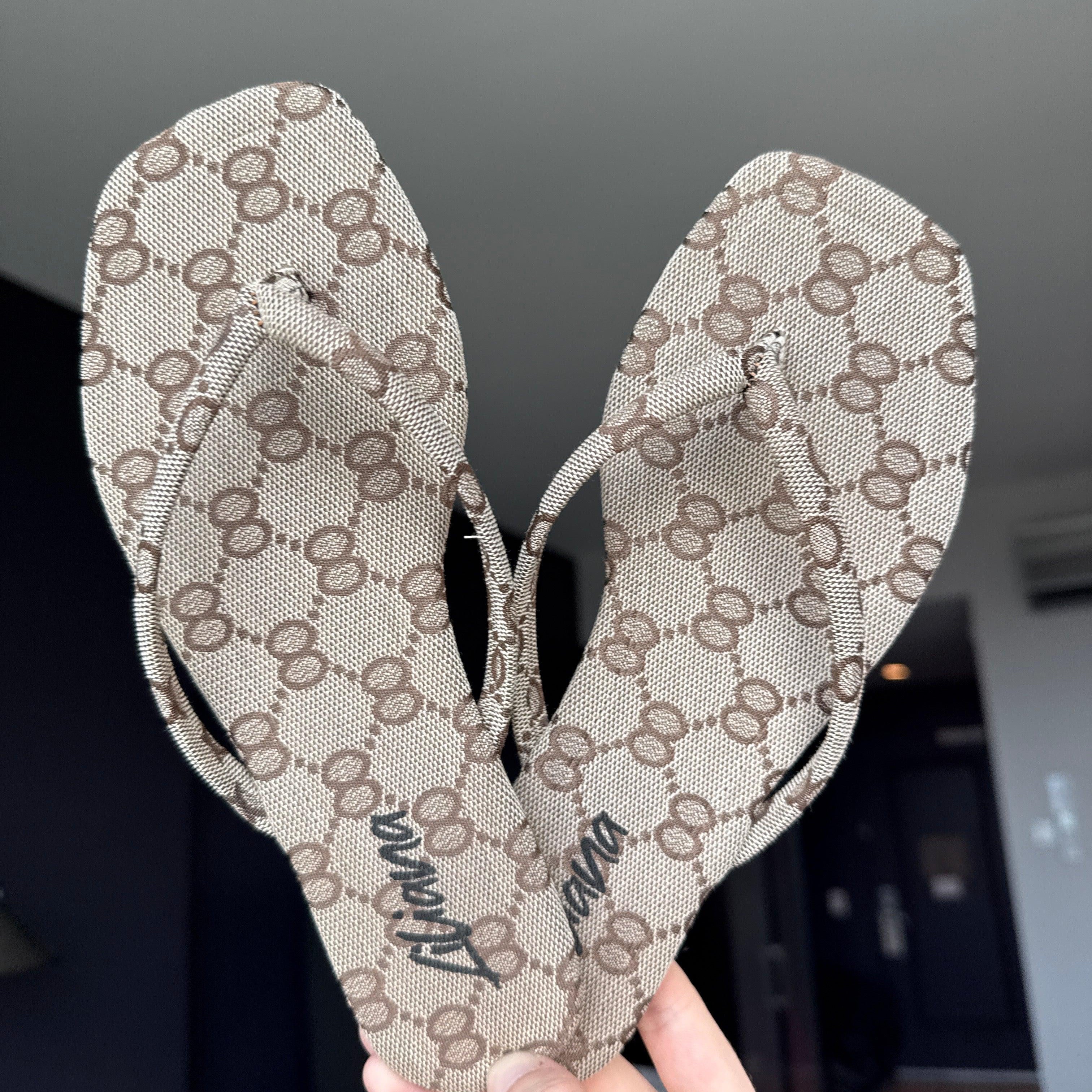 LILIANA Tallulah Luxury Monogrammed Sandals on Simply Obsessed