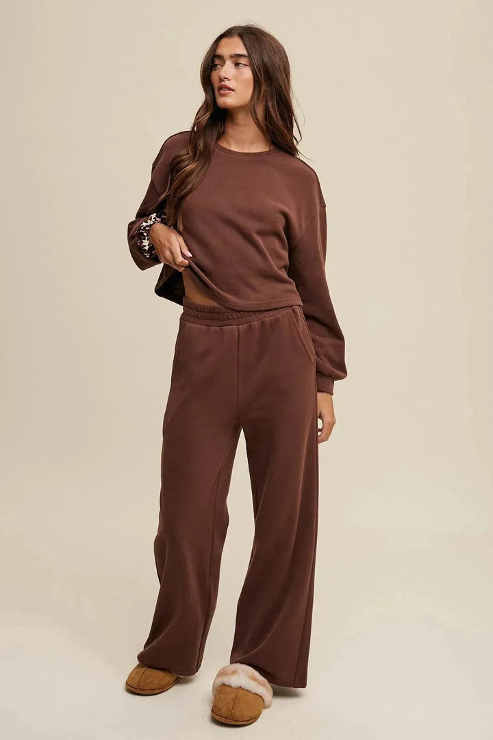 LISTICLE Knit Sweat Top & Pant Athleisure Lounge Sets on Simply Obsessed