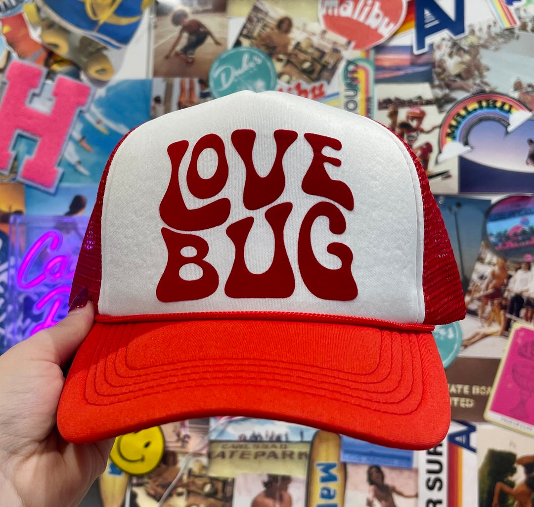 Love Bug Trucker Hat on Simply Obsessed