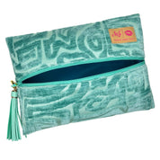 MAKEUP JUNKIE Amaze Turquoise Bags on Simply Obsessed