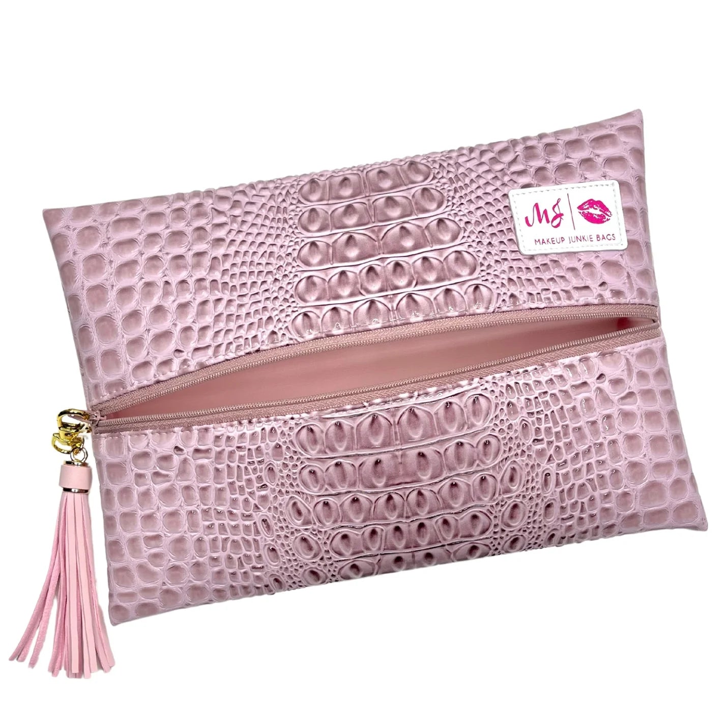 MAKEUP JUNKIE Bubble Gator Blush Bags on Simply Obsessed