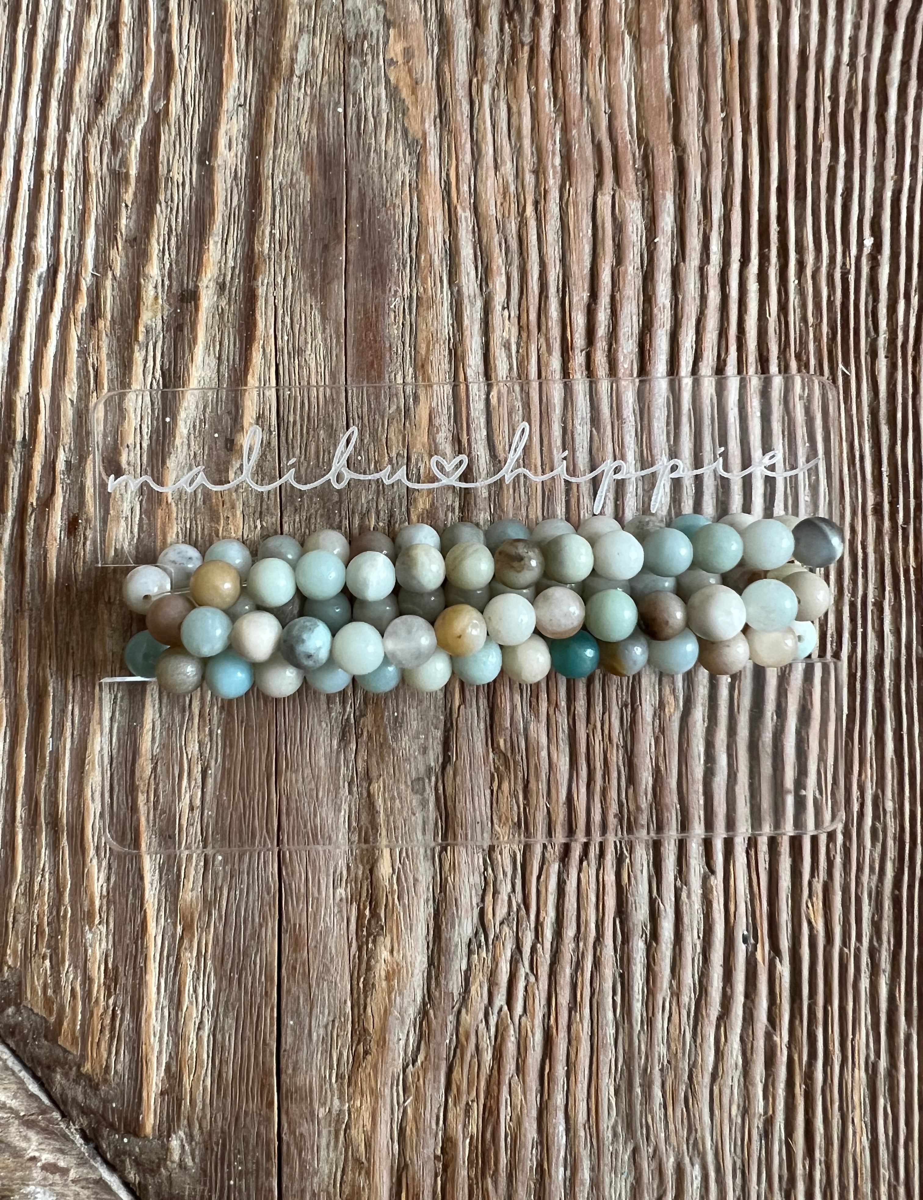 MALIBU HIPPIE Amazonite Bracelet Stack on Simply Obsessed