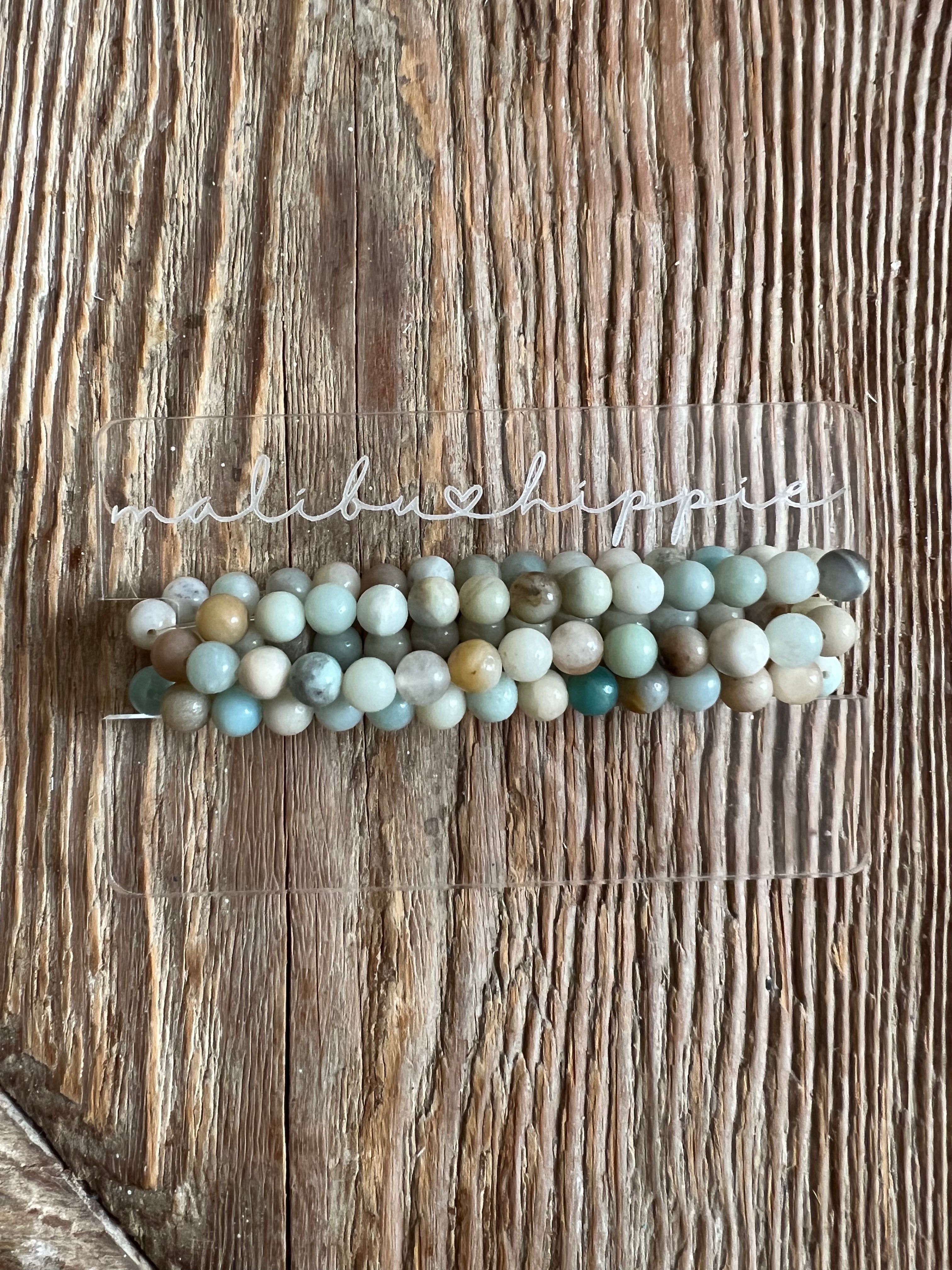 MALIBU HIPPIE Amazonite Bracelet Stack on Simply Obsessed