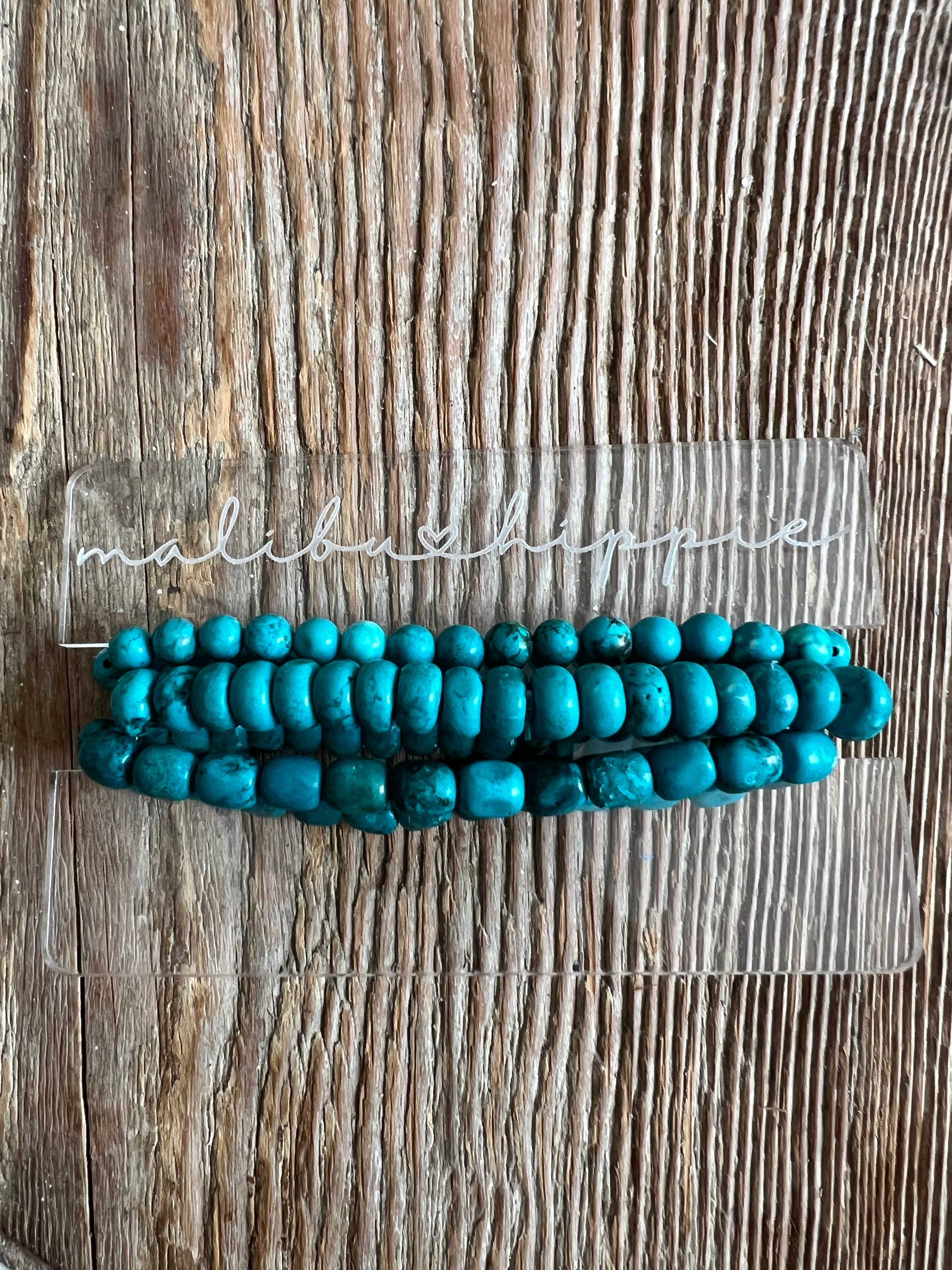 MALIBU HIPPIE Chrysolcolla Bracelet Stack on Simply Obsessed