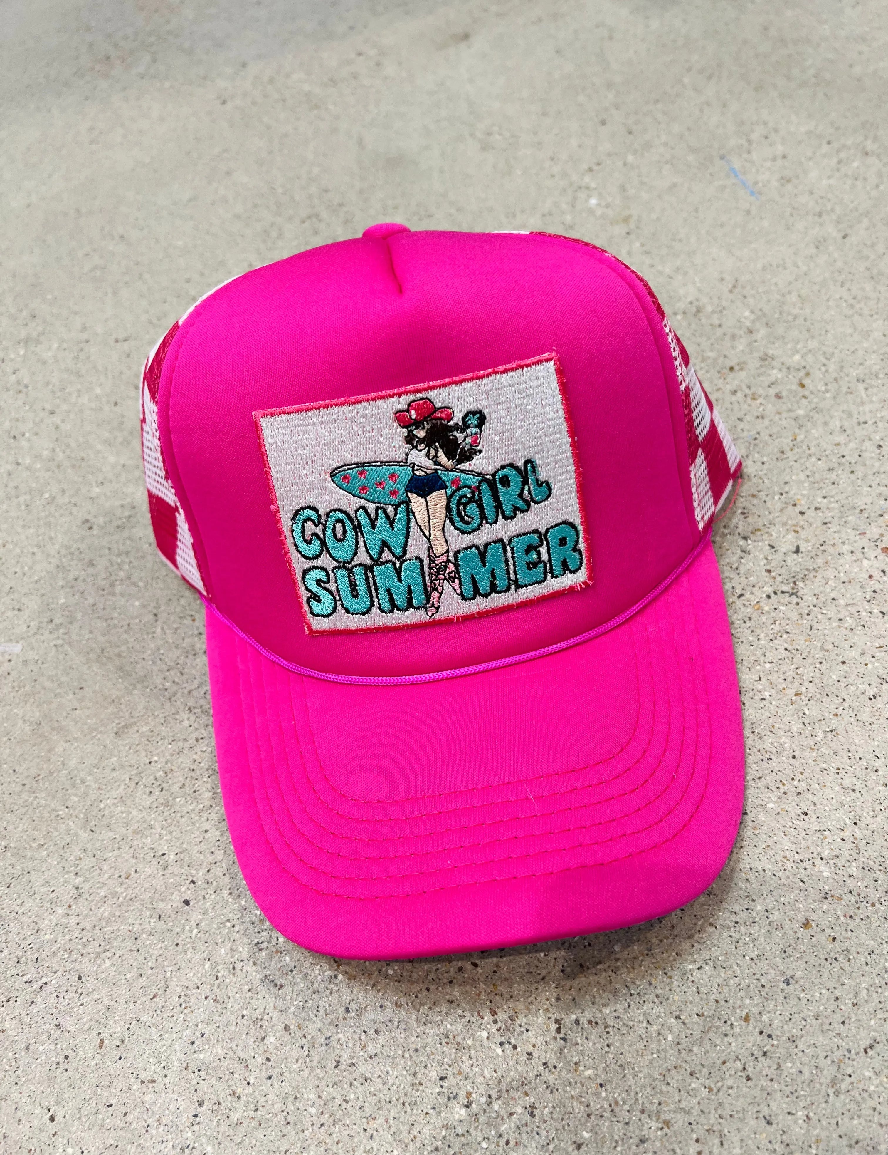 MALIBU HIPPIE Cowgirl Summer Trucker Hat on Simply Obsessed