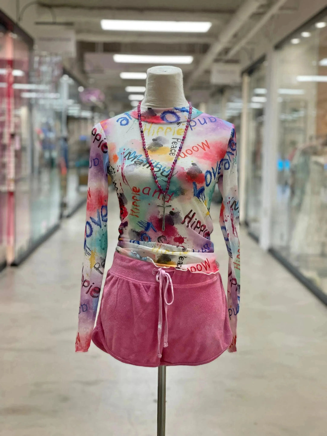 Malibu Hippie Graffiti Mesh on Simply Obsessed