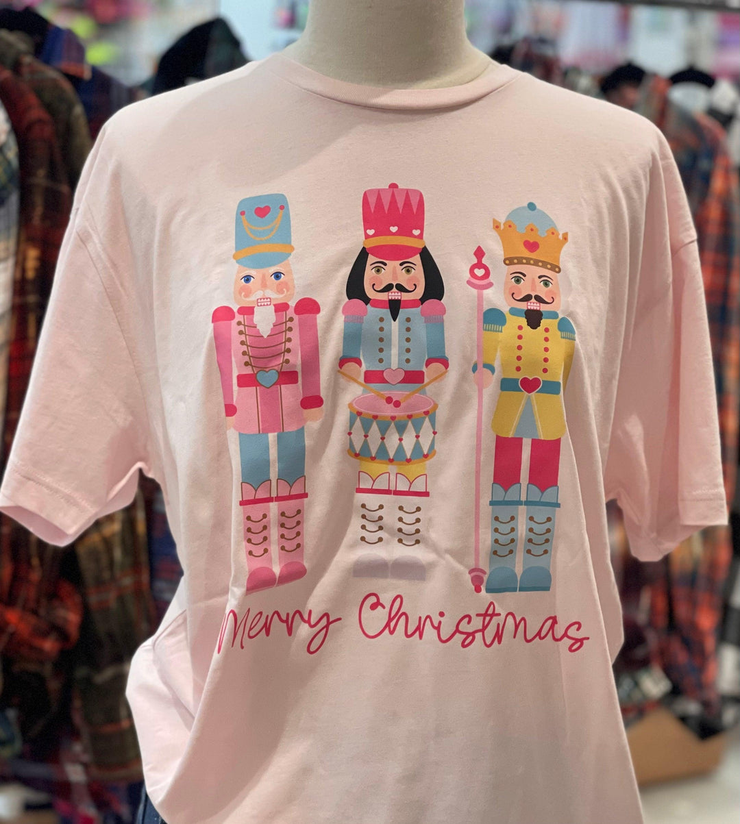 MALIBU HIPPIE Merry Christmas Nutcracker Tee on Simply Obsessed