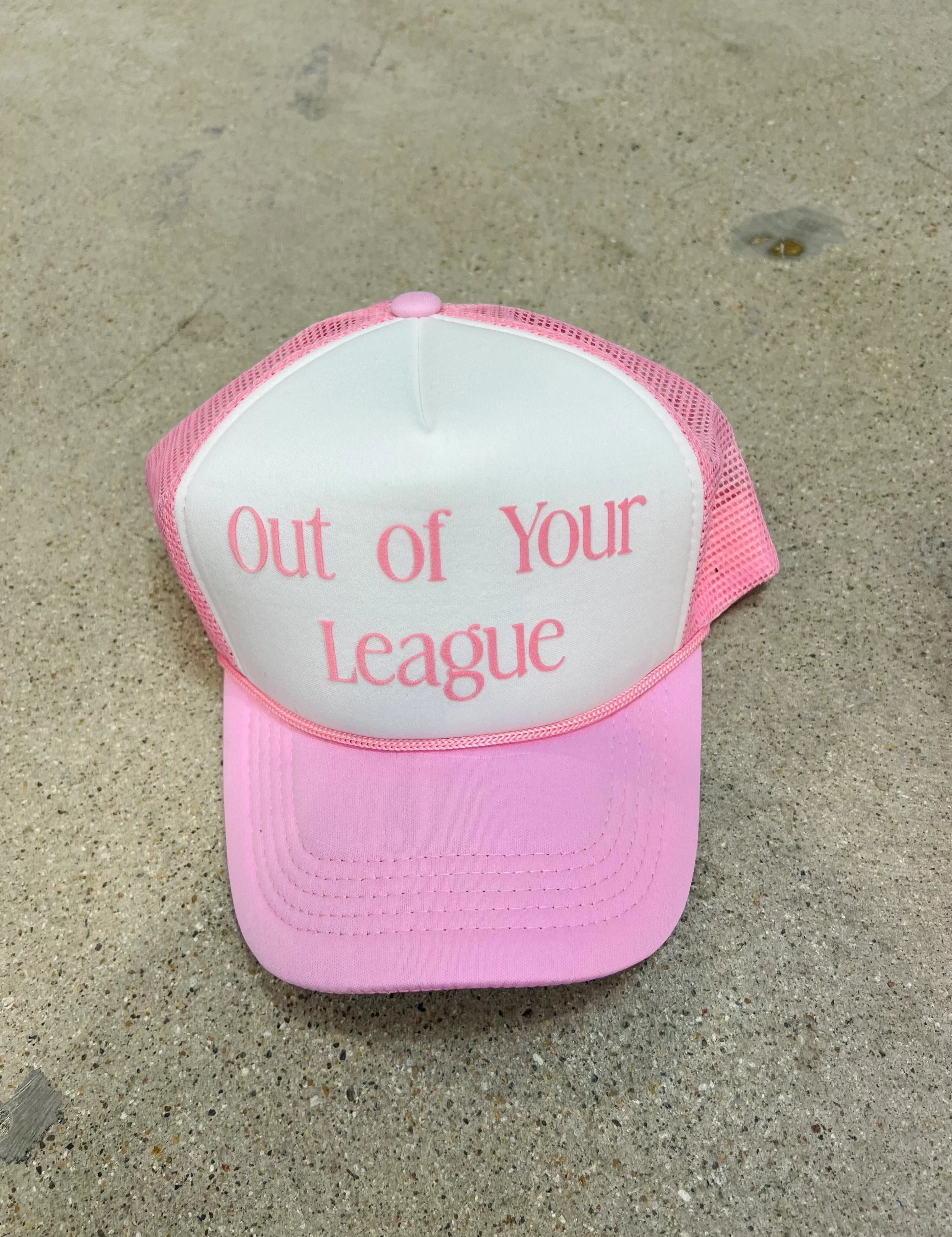 MALIBU HIPPIE Out of Your League Trucker Hat on Simply Obsessed