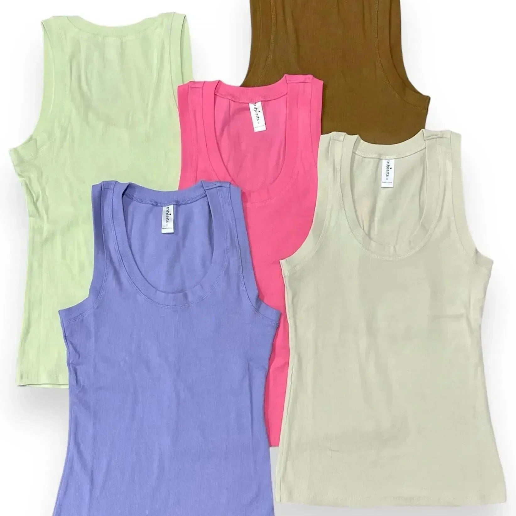 Malibu Supply Ribbed Tank Top on Simply Obsessed