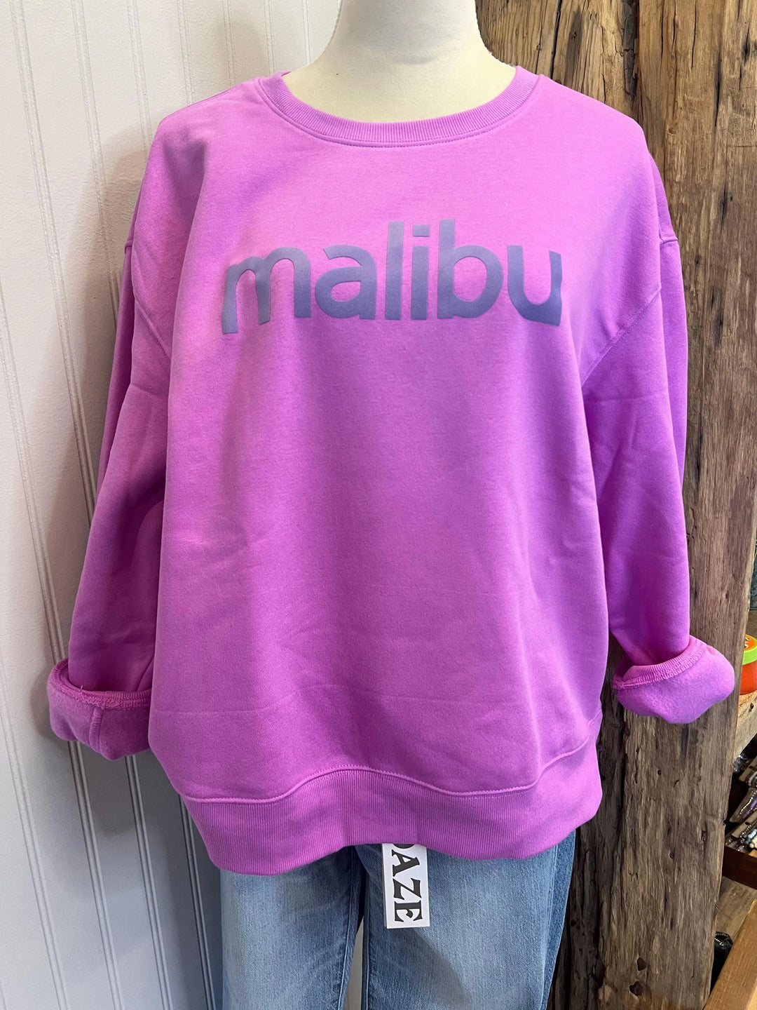 Malibu Sweatshirt on Simply Obsessed