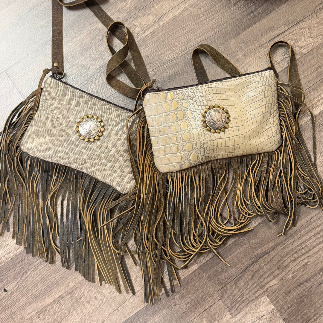 *MARKET SPECIAL* KIG Olive w/ Concho Bag on Simply Obsessed