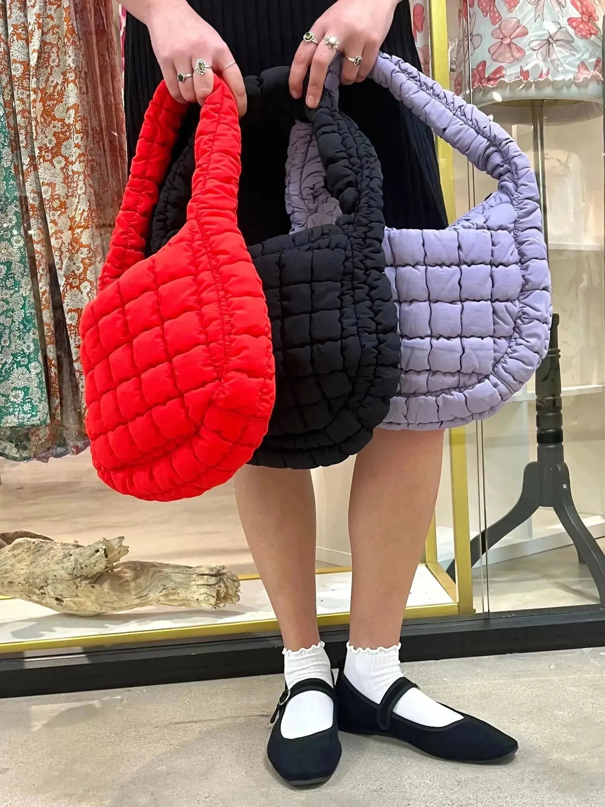 Mini Puffer Bag on Simply Obsessed