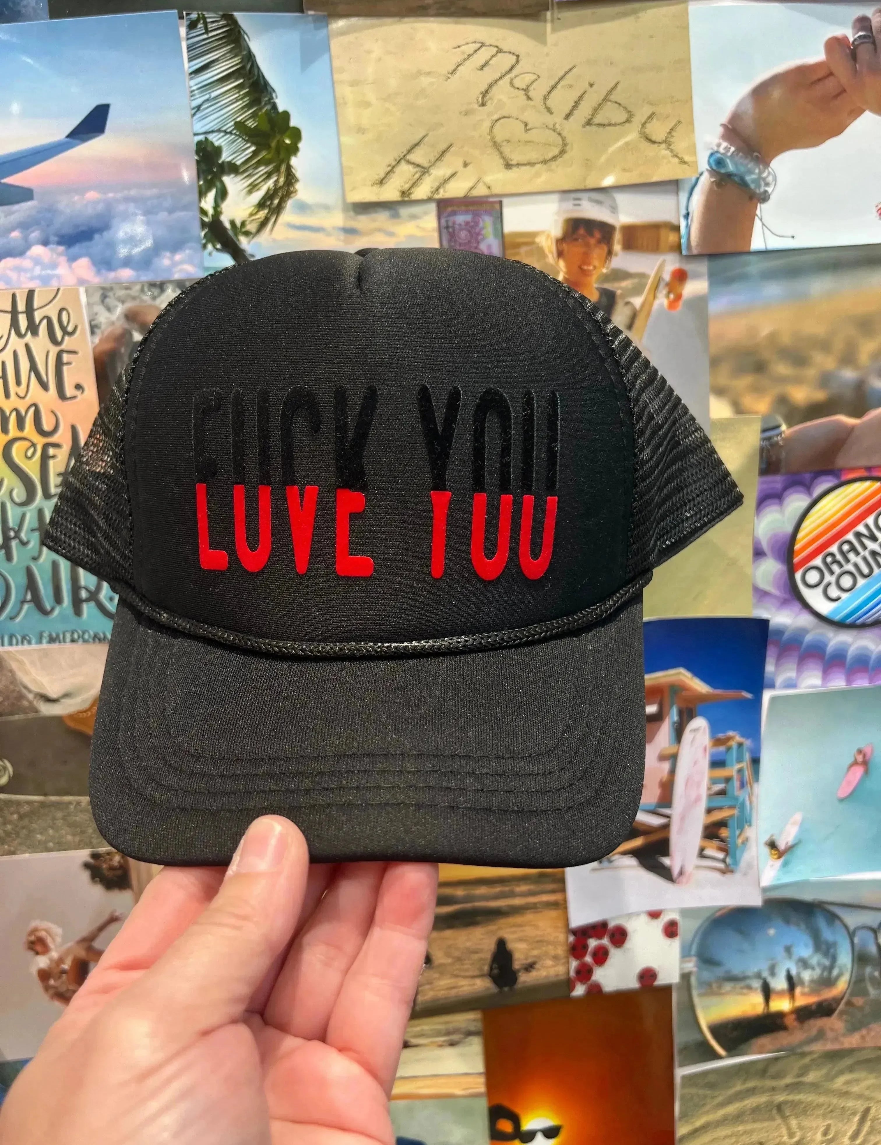 Mixed Emotions Trucker on Simply Obsessed