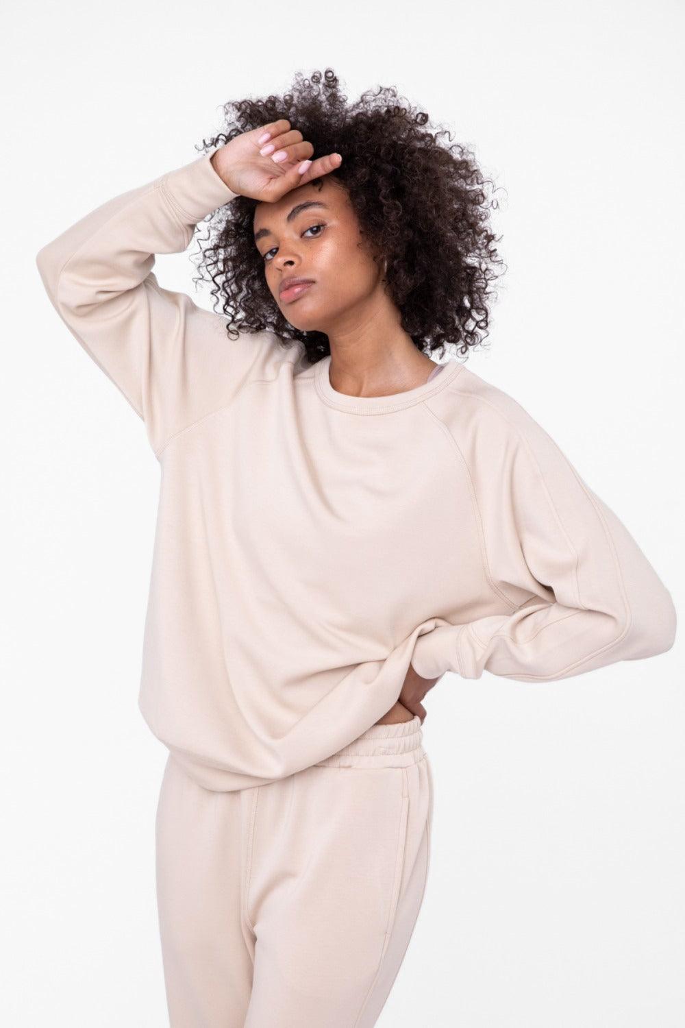 MONO B Athletic Long Sleeve Top on Simply Obsessed