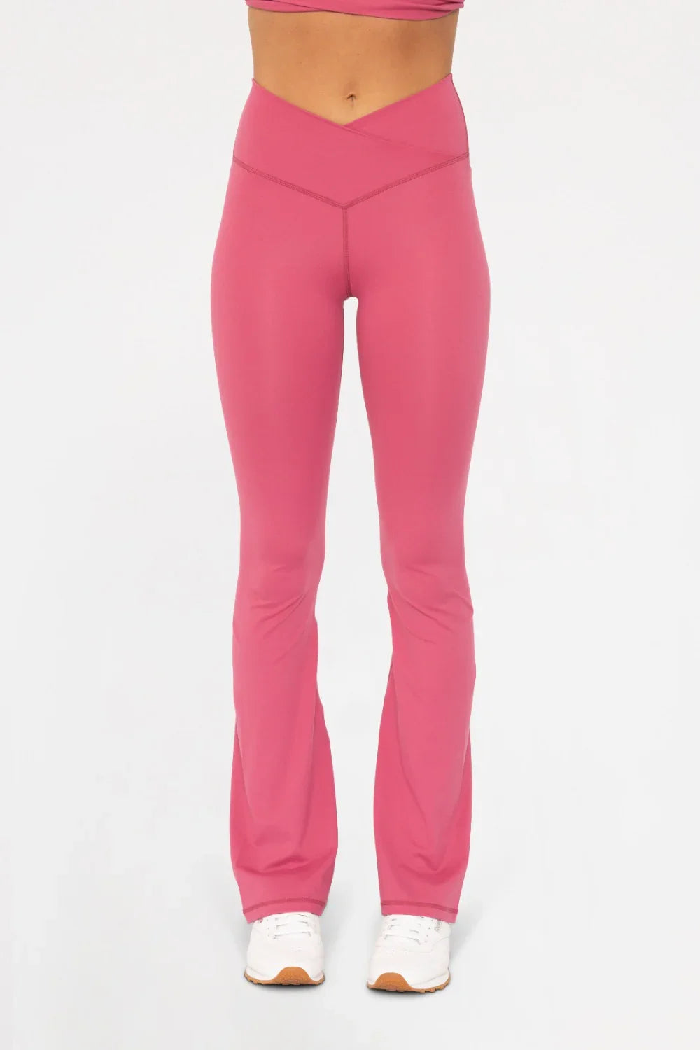 MONO B Flare Cross Leggings on Simply Obsessed