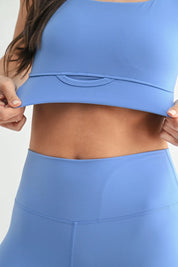 MONO B Manhattan Square Neck Sports Bra on Simply Obsessed