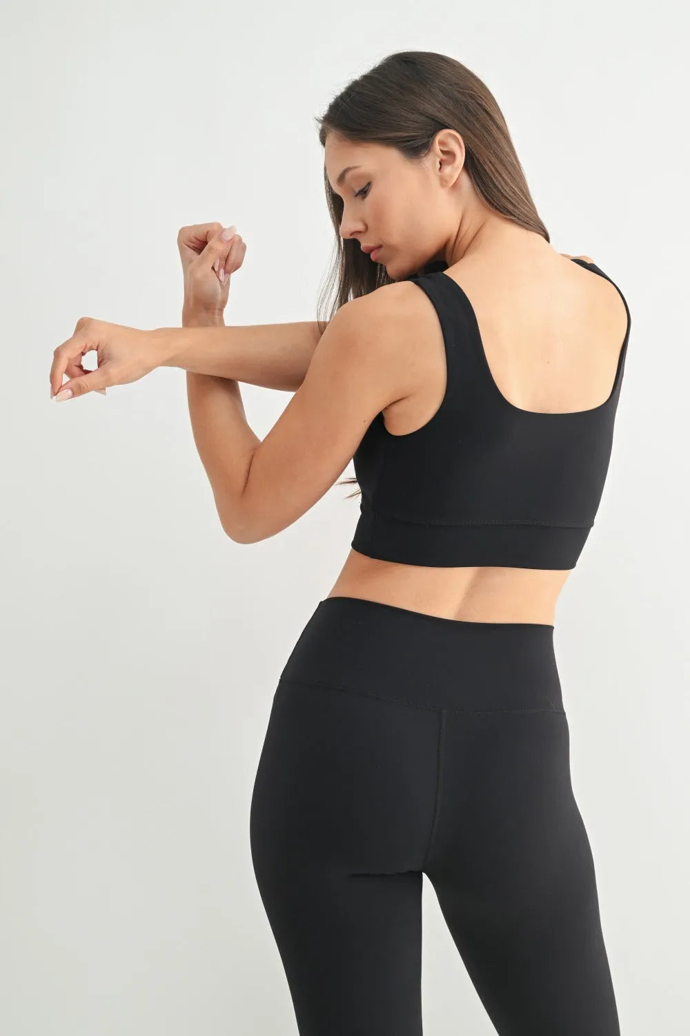 MONO B Manhattan Square Neck Sports Bra on Simply Obsessed