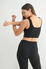 MONO B Manhattan Square Neck Sports Bra on Simply Obsessed