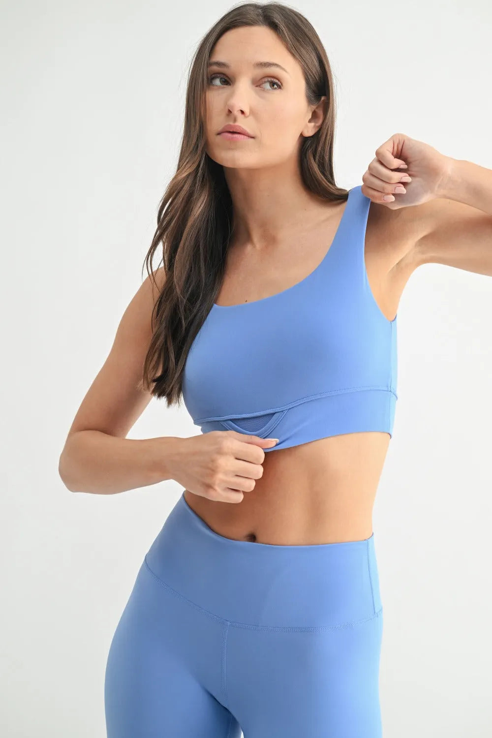 MONO B Manhattan Square Neck Sports Bra on Simply Obsessed