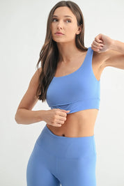 MONO B Manhattan Square Neck Sports Bra on Simply Obsessed
