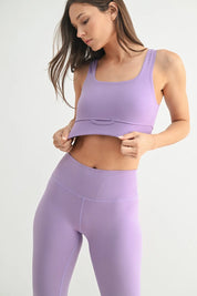 MONO B Manhattan Square Neck Sports Bra on Simply Obsessed