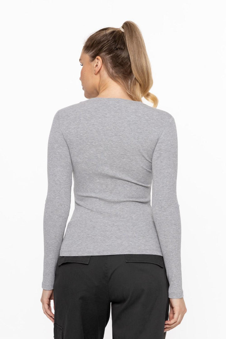 MONO B Ribbed Everyday Long Sleeve on Simply Obsessed