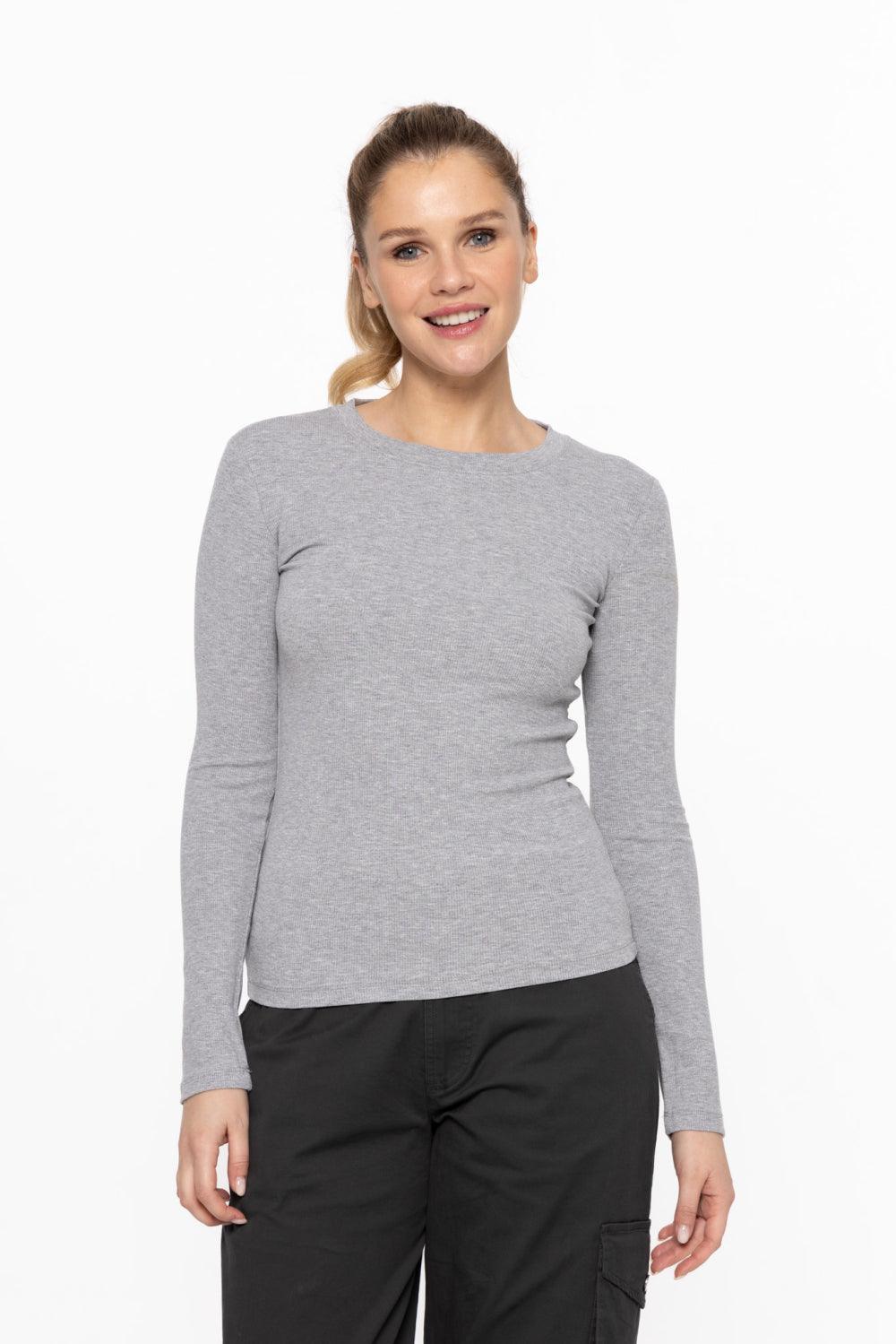 MONO B Ribbed Everyday Long Sleeve on Simply Obsessed