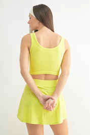 MONO B Ribbed Seamless Cropped Tank Top (Reg. & Plus) on Simply Obsessed