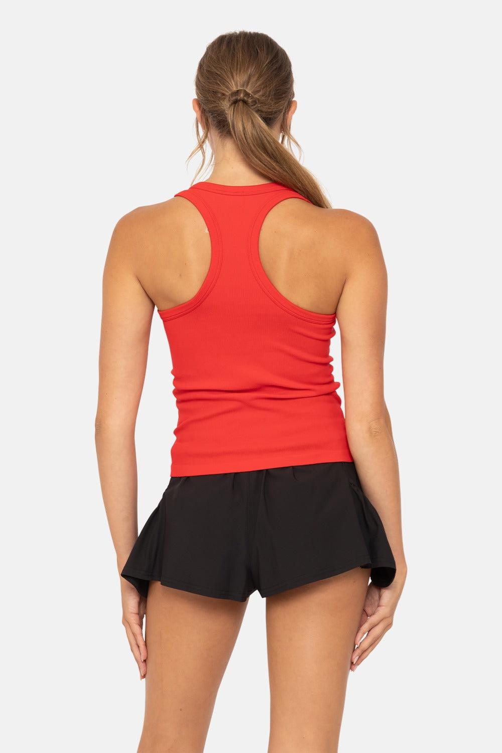 MONO B Seamless Ribbed Racerback Tank on Simply Obsessed