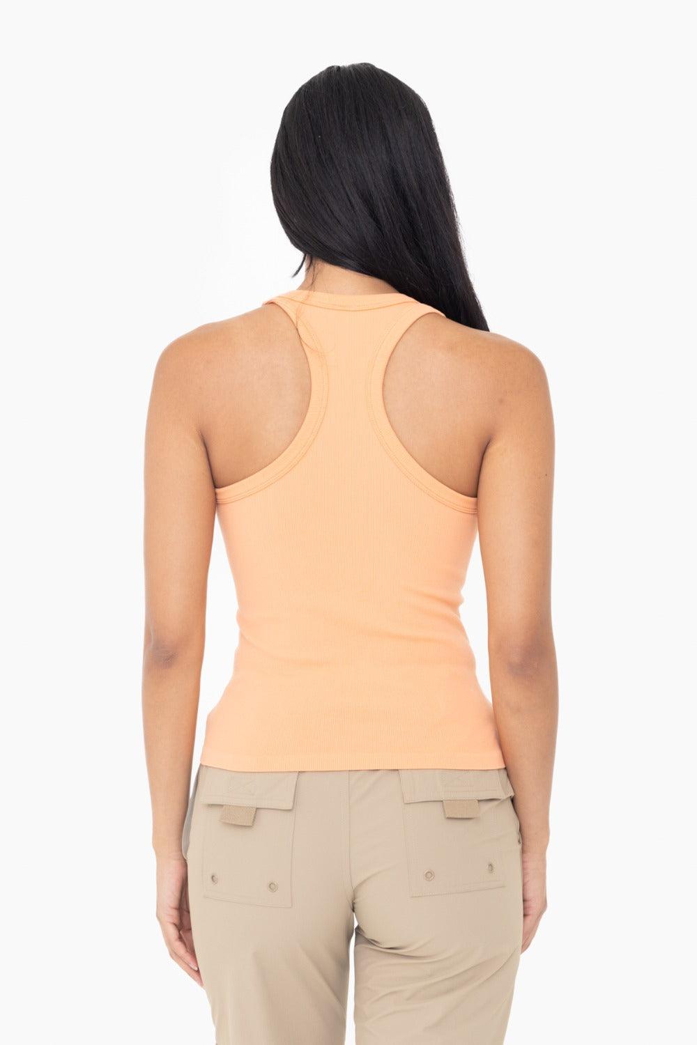 MONO B Seamless Ribbed Racerback Tank on Simply Obsessed