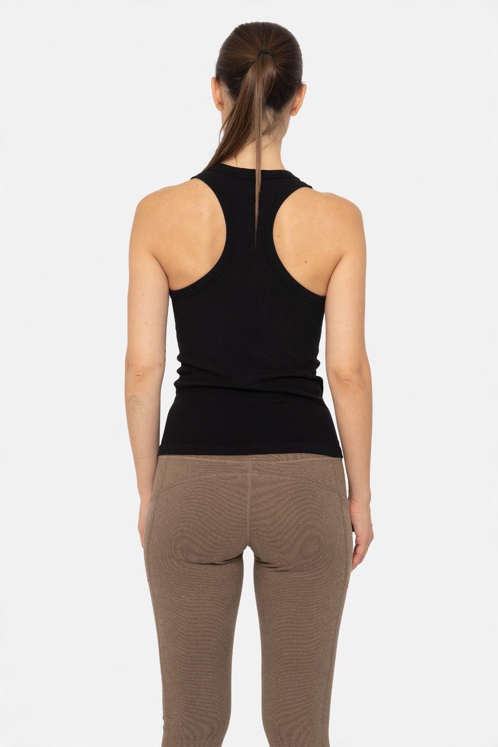 MONO B Seamless Ribbed Racerback Tank on Simply Obsessed