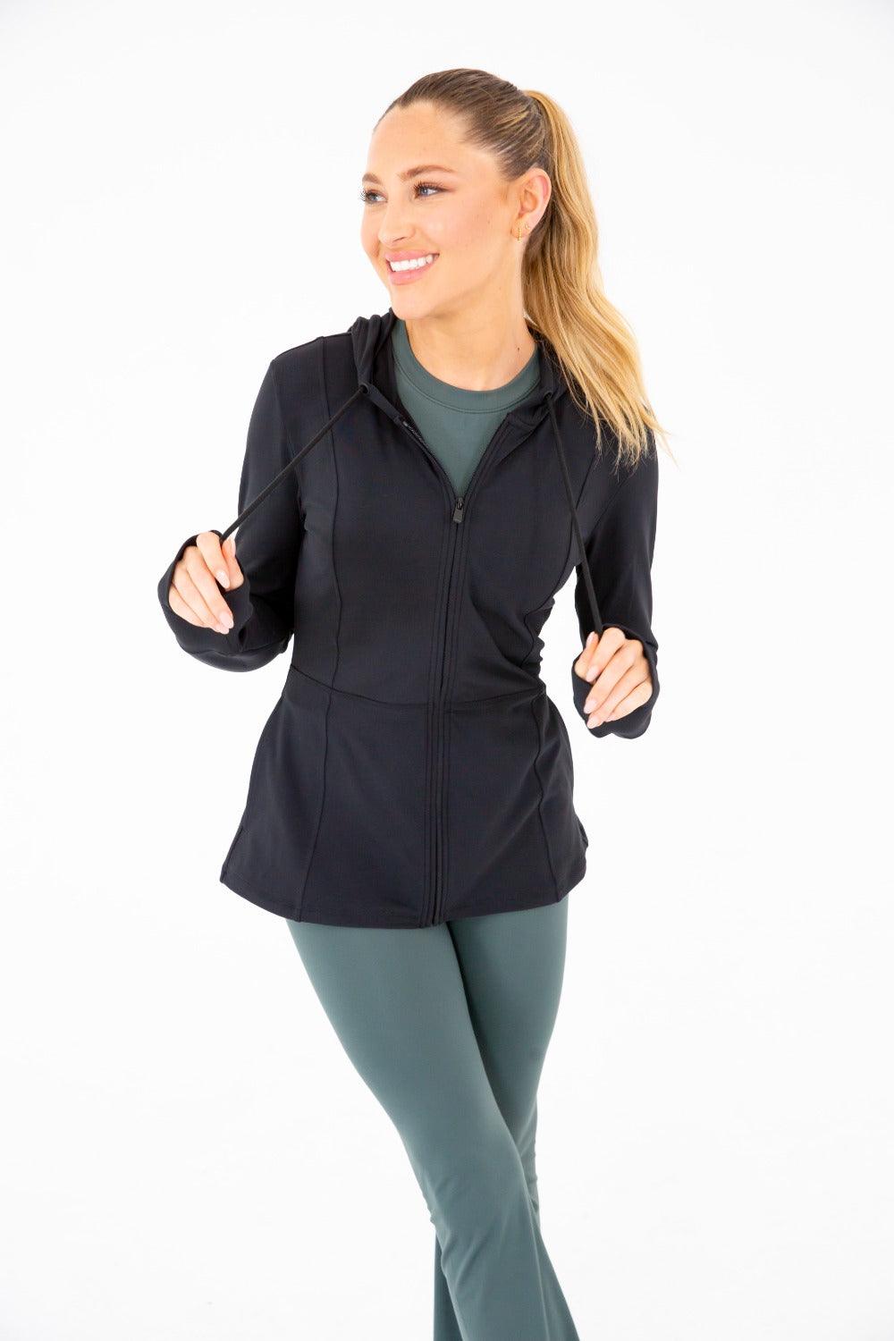 MONO B Zip Up Athletic Hoodie on Simply Obsessed