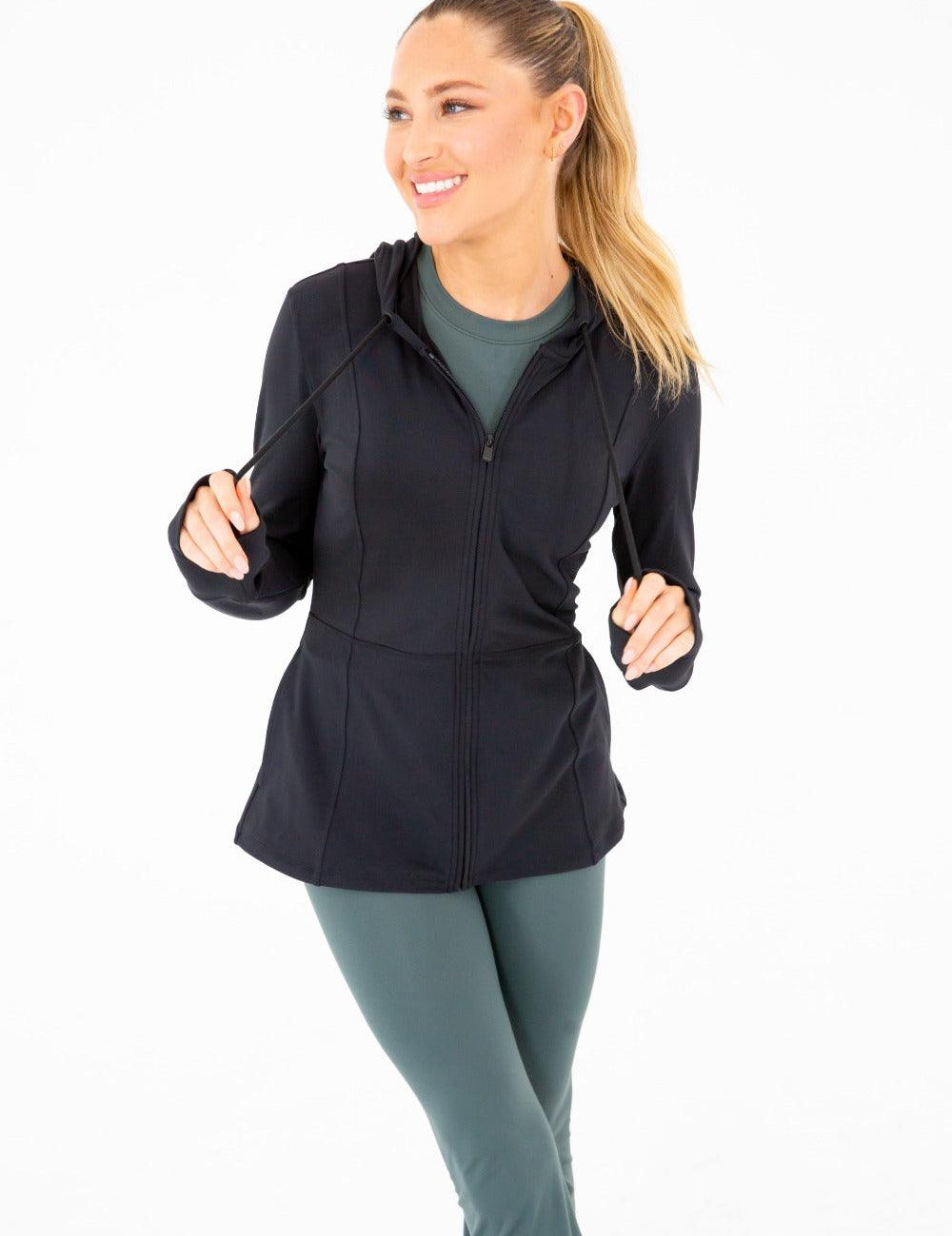 MONO B Zip Up Athletic Hoodie on Simply Obsessed