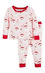 MUDPIE: Santa Glow in the Dark Toddler Pajama Set on Simply Obsessed