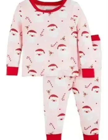 MUDPIE: Santa Glow in the Dark Toddler Pajama Set on Simply Obsessed