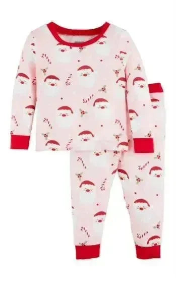 MUDPIE: Santa Glow in the Dark Toddler Pajama Set on Simply Obsessed