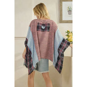 OLI + HALI Love Patched Fabric Mix Top - PINK on Simply Obsessed
